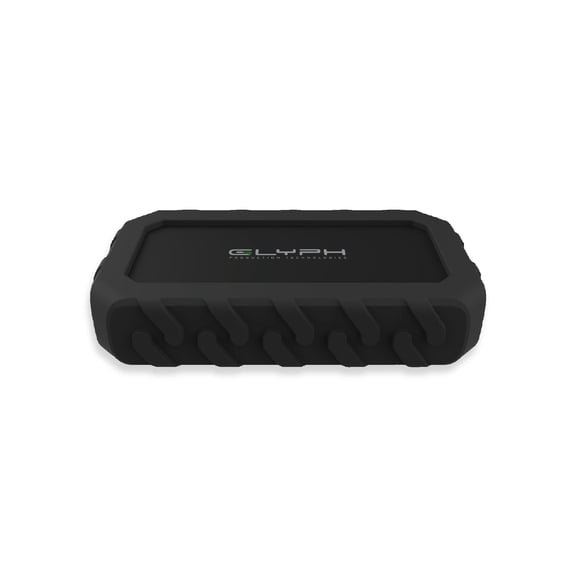 Glyph Atom EX20 High-Intensity 8TB Portable NVMe SSD with USB-C 3.2 Port, Increased Thermal Capacity, and Up to 2,100 MB/s Transfer Speed (Black)