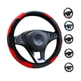 thumbnail image 1 of Funda Cubre Volante Deportivo Protector Antiderrapante Auto Modelo Rojo, 1 of 4