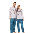BiZtdJrK Matching Christmas Pajamas for Adults, Fashion Printed Long