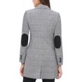 thumbnail image 2 of TOMMY HILFIGER Womens Gray Plaid Blazer Size: 4, 2 of 2