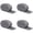 Grey*4, variant on HomelyJoy Mouse Hole Filler Steel Wool, Rodent Blocker Mesh for Mouse and Rat Control, Stainless Steel Gap Filler for Walls, Vents, Garage Doors, Pipes and Outdoor Openings,2PC