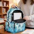 thumbnail image 5 of DISNIMO Sea Turtle Print 17 Inch School Backpack for Boys Girls, Multi Compartments Bookbag for Primary & Junior High Students with Water Bottle Holders, 5 of 7
