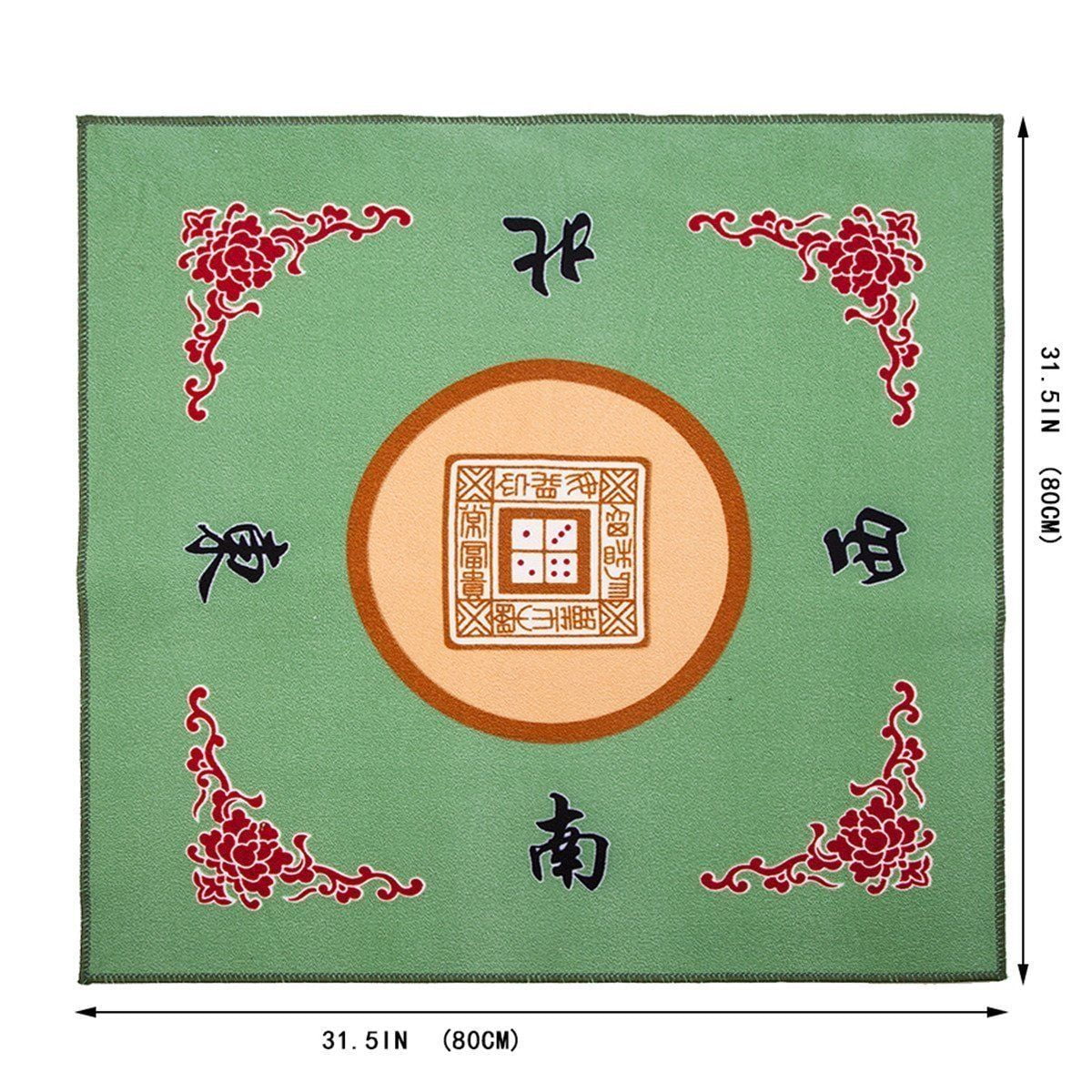 Game Table Cover Card YMI Mahjong Red 