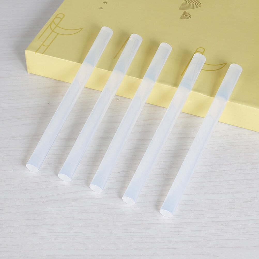 HEANUJJ 80PCS Transparent Mini Glue Sticks Strong Adhesive Glue for Handcraft and Projects