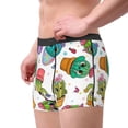 thumbnail image 2 of Pofeuu Cactus And Insects Print Men’s Boxer Briefs, Moisture-Wicking Underwear, Regular,Trunk-X-Large, 2 of 5