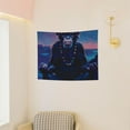 thumbnail image 3 of Kdxio Starry Sky Meditating Chimpanzees Wall Hanging Tapestries Banner For Bedroom College Dorm Home Living Room Party Decor 29X37 In, 3 of 8