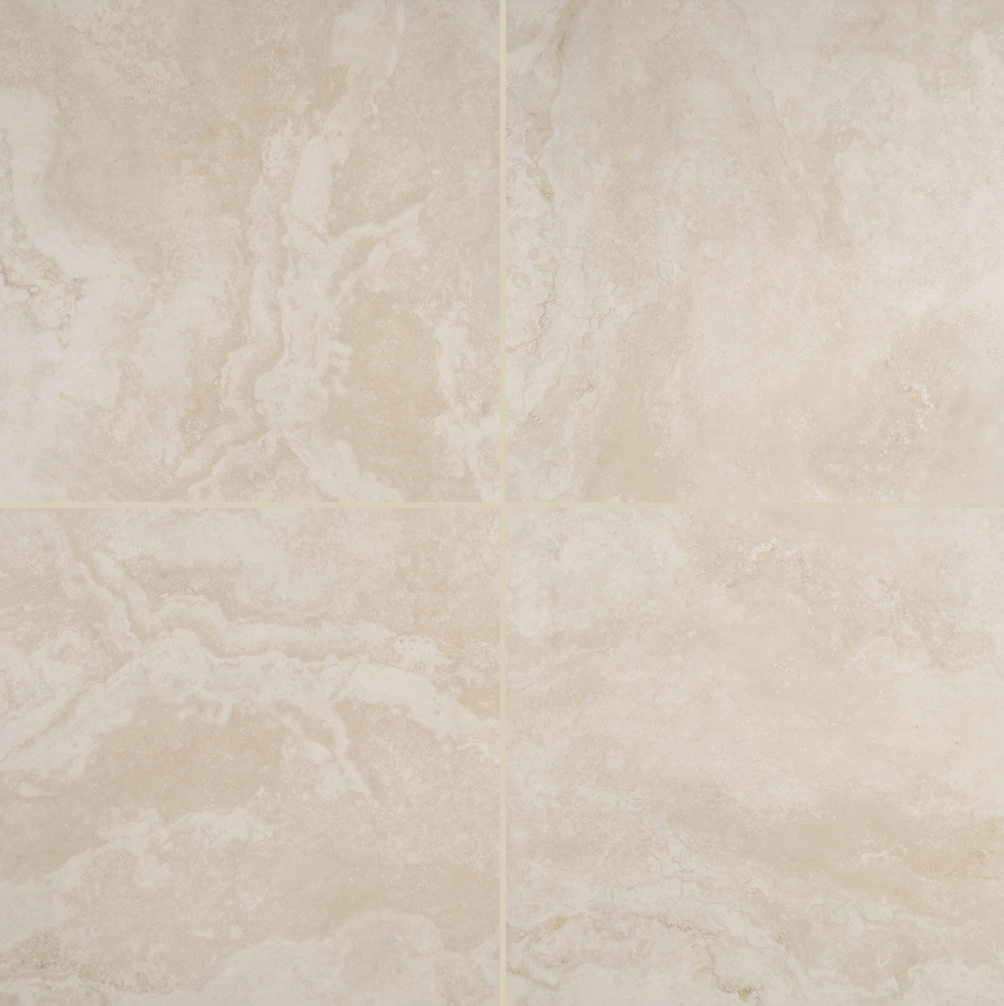 MSI Living Style Off-White 24 in. x 24 in. Matte Porcelain