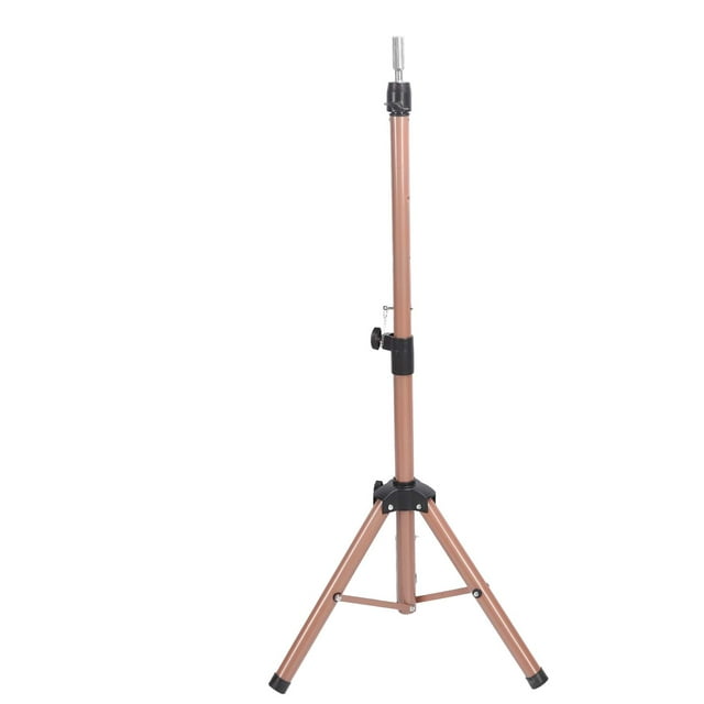 Soporte para cabeza de maniquí, trípode para peluca, soporte profesional para pelucas de aluminio, soporte para pelucas de aleación de aluminio, calidad en la que puede confiar