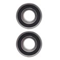 thumbnail image 3 of 2Pcs Double Row Ball Bearing Steel Ball Bearings Double Shielded Flange for Planetary Reducer, 3 of 8