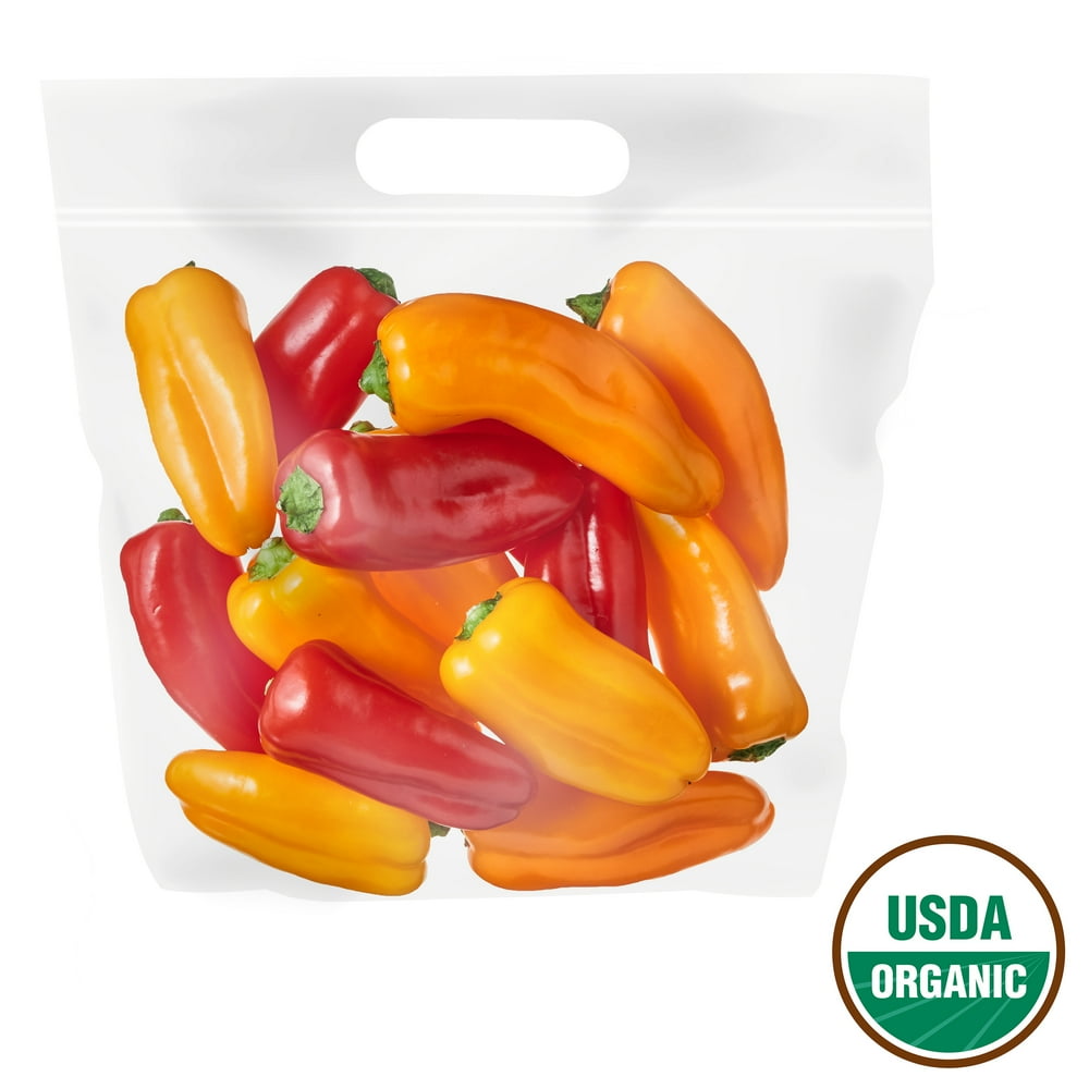 Organic Mini Sweet Peppers, 8 oz