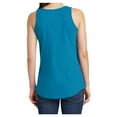 thumbnail image 2 of Yellow Rooster Women's Core Cotton Tank Top Neon Blue S, 2 of 6