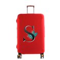 thumbnail image 1 of Luggage Cover Protector Elastic Dustroof Fashion Suitcase Dust Cover Fit 18-28 Inch Trolley Baggage 26 Leaf Letter Pattern 8leaf S S, 1 of 6