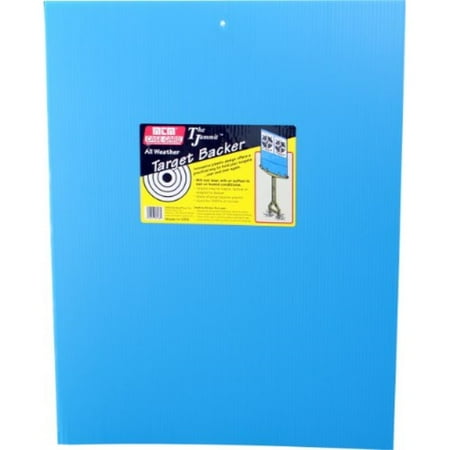 mtm tb-20 all weather target backer 17.5x23, blue