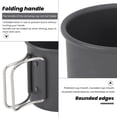 thumbnail image 4 of Taza de camping de metal taza de camping ligera que ahorra espacio acero inoxidable agarre cómodo boca redondeada resistente con  plegable para senderismo ANGGREK Otros, 4 of 8