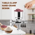 thumbnail image 2 of Moongiantgo Molinillo de Grano Manual Molinillo de café Manual Grosor Ajustable Manivela de Acero Inoxidable Herramienta de molienda con Abrazadera de Mesa para Arroz Especias Pimienta Granos, 2 of 5