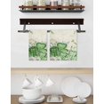 thumbnail image 3 of St. Patrick's Kitchen Dish Towels for Drying Dishes Set of 3, Lucky Shamrock Green Eucalyptus Floral Vintage Waffle Weave Microfiber Hand Tea Bathroom Towels Quick Dry & Absorbent Towel 15.7x23.6, 3 of 7