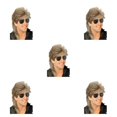 thumbnail image 3 of Shengyu Realistic Appearance Mens Wig For Punk Rock Disco Party Suitable For Various Occasions Wig Cover Mixed Gold 5Set, 3 of 6