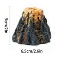 thumbnail image 2 of Djunllk Exquisite Aquarium Water Tank Volcano Eruption Decorative Volcano Model, Fish Tank Decorations, 2 of 6