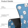 thumbnail image 4 of Yayeee Faucet Mat for Kitchen Sink 14.7" Diatomite Long Splash Guard Pad, Baseballs Pattern, 4 of 7