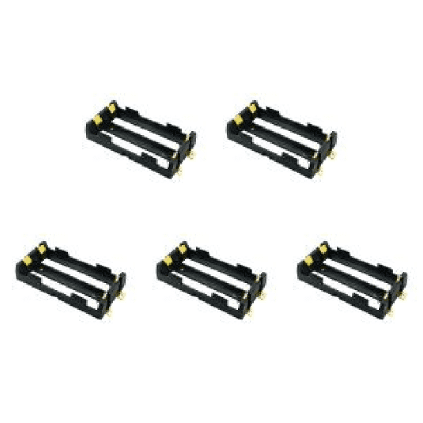 Portapilas Recargable 18650 Clip Con Pines De Bronce (2 S)