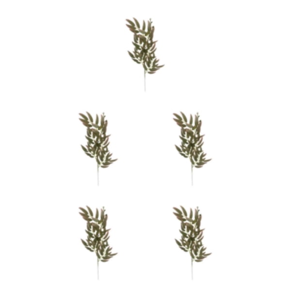 Injueey 10 plantas artificiales realistas con hojas de seda que no dañan la piel, sin necesidad de riego, decoración A07298 Type2 NO2