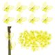 thumbnail image 1 of Uxcell 100-Pack Clips de Orquídea de Plástico para Jardín Clips de Plantas Libélula Clips de Orquídea [Amarillo], 1 of 1