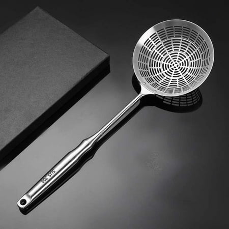 

Naittoop Clearance 2024! 304 Stainless Steel Colander Kitchen Filter Large Mesh Colander Dumpling Spoon Thick Long Handle Mesh Colander Oil Filter Mesh Colander