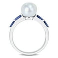 thumbnail image 4 of Everly Women's Sapphire 10k White Gold Ring, 4 of 7