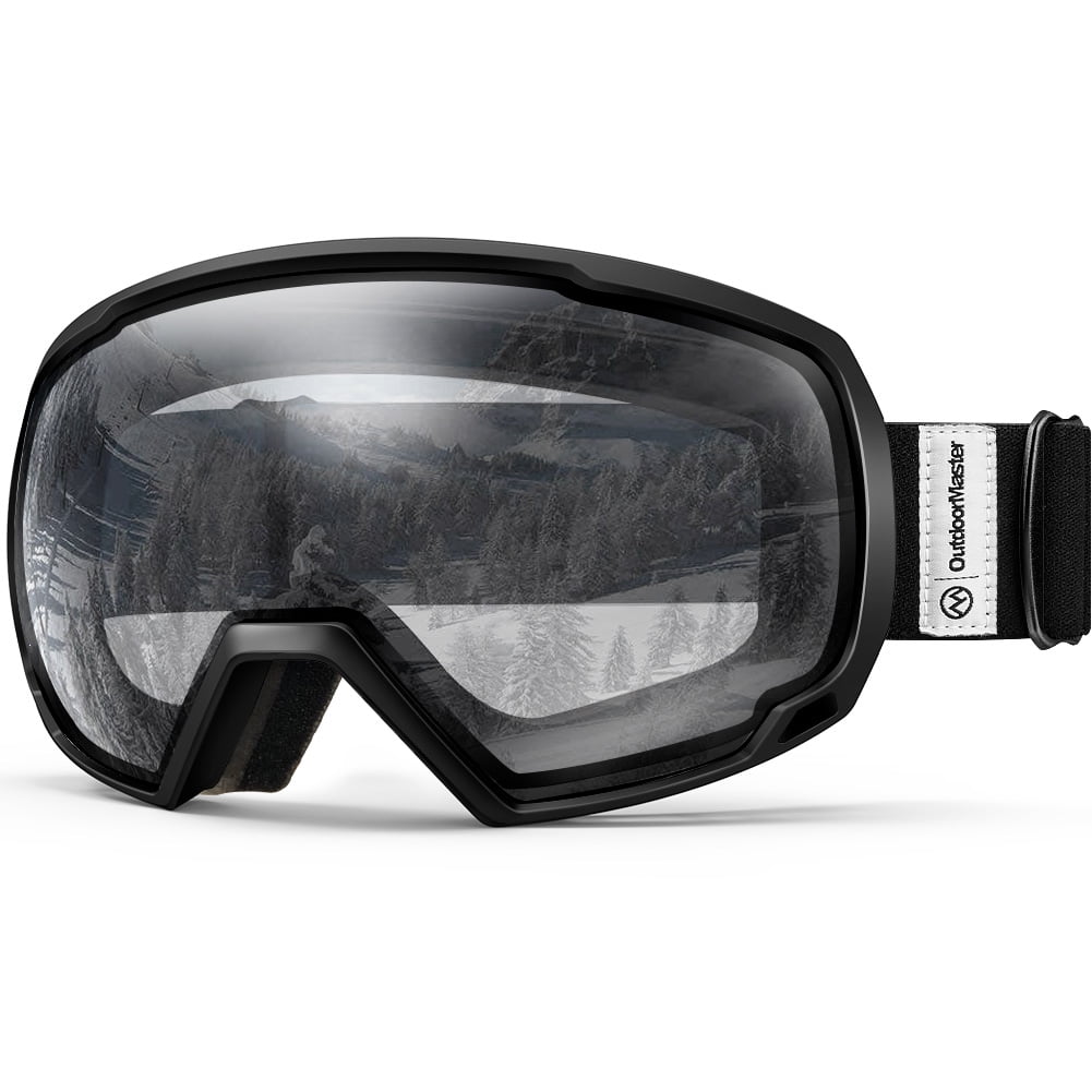 OutdoorMaster Ski Goggles with Cover Snowboard Snow Goggles OTG Anti-Fog for Men Women