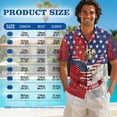 thumbnail image 6 of KUIFORTI 4th of July Couple Matching Outfits Lightweight Matching Men and Women Outfits Hawaiian Shirt for Men Breathable 4-Way Stretch Suitable for Everyday Casual Wear, 6 of 6