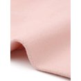thumbnail image 5 of INSPIRE CHIC Women's Double Breasted Stand Collar Long Sleeve Midi Pea Coat Pink M, 5 of 6