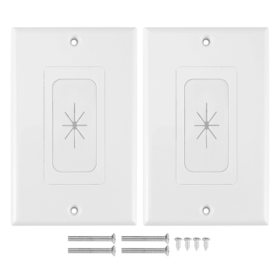 New Arrivals 2 Pack Flexible Rubber Wall Grommet Insert
