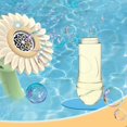 thumbnail image 3 of Jinsinto Bubble Machine Sunflower Shape Handheld Outdoor Toddler With Light 1 Piece Green, 3 of 5