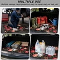 thumbnail image 3 of Xixirimido All Weather Car Trunk Mat 29" x 39" Decorative Cargo Liner, Heavy Duty Rear Trunk Protector Universal Auto Interior Accessories, Rose Floral Skull, 3 of 7