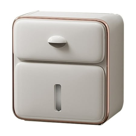 

Reayehane Rack Wall Mounted Bathroom Tissue Storage Box Punch Toilet Paper Holder Wc Roll Paper Stand Phone Rack For Ca (B )