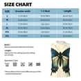 thumbnail image 6 of Haiem Men's Blue Black Butterfly Art Print Tank Tops Summer Sleeveless Cut Off Workout T-Shirts Fitness Vest Athletic Undershirts-XX-Large, 6 of 8