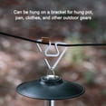 thumbnail image 4 of Graflsoa Ultra-Light Stainless Steel Camping Hooks, Non-Slip Durable Design, Compact & Portable, Available in Sizes S & L, Pack of 4 for Outdoor Adventures, 4 of 6