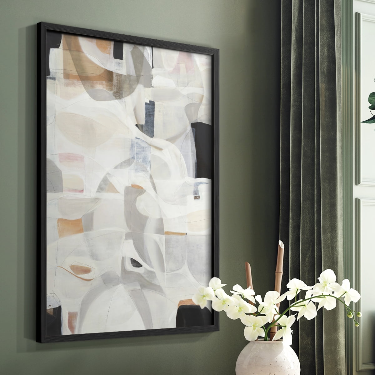 Windswept Framed Print - Solid Wood in Single Picture Frame Solid Wood 2 Framed Print