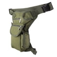 thumbnail image 2 of Bolsa para pierna con cintura baja y múltiples bolsillos, bolsa para muslo de carreras de motocicletas de utilidad militar (verde militar) YUNYI BRAND  Deportes, 2 of 8