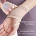 thumbnail image 4 of Cheers.US Adjustable Wrist Wrap for Men and Women - Workouts Wrist Band, Carpal Tunnel Compression Wrist Brace, Tendonitis Wrist Splint, Left Right Hand One Size Adjustable-1Pair, 4 of 7