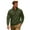 Army Green, variant on Men's Fleece Round Neck Pullover, Solid Color Hoodie Fleece Jacket for Winter, Outdoor Activities, Camping and Cold Weather Protection,Army Green,L