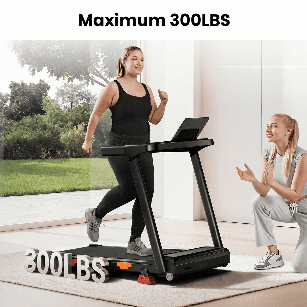 ROBORE Electric Foldable Treadmill SF10, 12% Incline, 7.5mph,3.0 HP Motor and LED Display