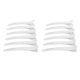 thumbnail image 5 of 12 pinzas para el pelo con pico de pato, plástico blanco, fuerte capacidad de sujeción, pinzas para seccionar el cabello, para salón, uso doméstico, 5 of 12