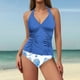 thumbnail image 5 of Traje de baño tankini de cintura alta para mujer, traje de baño de dos piezas con bloques de color, traje de baño de dos piezas para mujer, trajes de baño tankini para mujer, traje de baño de 2 piezas, 5 of 9