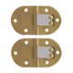 thumbnail image 2 of 2 x 90° Ormromra Aleación de zinc Metal Borde redondo Máquina de coser Mesa plegable, 2 of 8