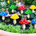 thumbnail image 2 of 8-Pack Solar Mushroom Lights for Garden Decor, 8 Modes Waterproof Outdoor Multi-Colored Mushroom LED Fairy Lamp for Christmas, 2 of 5