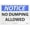 Warning Sign 1, variant on Warning Please Break Down Boxes Before Placing in Dumpster Sign - 8"x12" Aluminum Metal Tin Sign, Business Safety Marker
