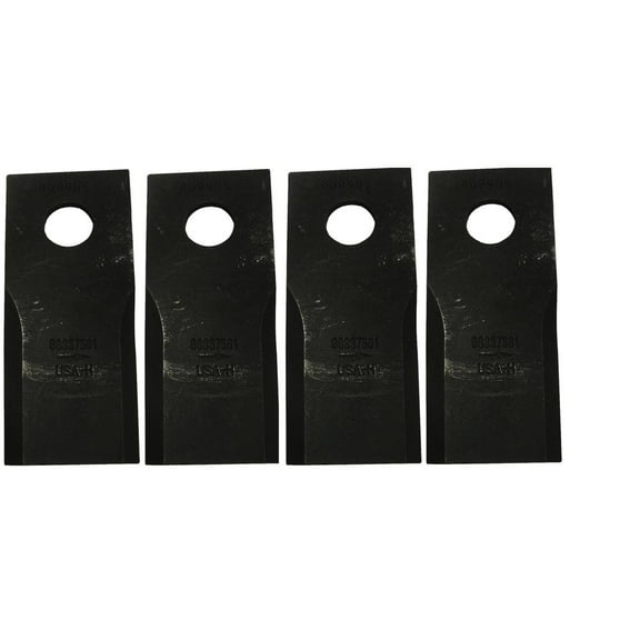 Qty 4: LH Disc Mower Blade Fits Case/International Harvester Replaces 86625670