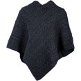 thumbnail image 5 of Aran Woollen Mills 100% Premium Soft Merino Wool Women`s Poncho Sweater Irish Cape One Size Made in Ireland, 5 of 7