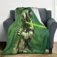 thumbnail image 5 of Mechanical Ninja Luxury Flannel Blanket - Super Soft Anti-Static Plush Warm Blanket for Sofa Bed - Extra Large Cozy Blanket for Men and Women, Home Decor Gift., 5 of 9